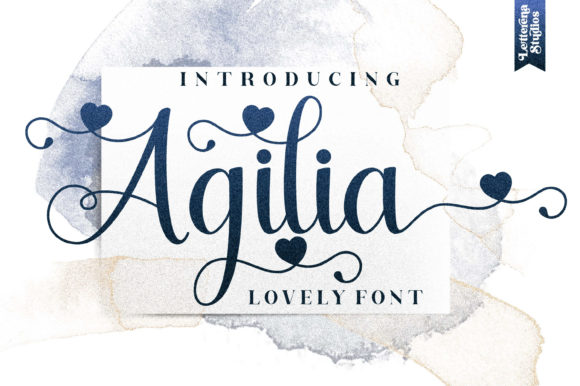 Agilia: A Handwritten Font for Modern Design