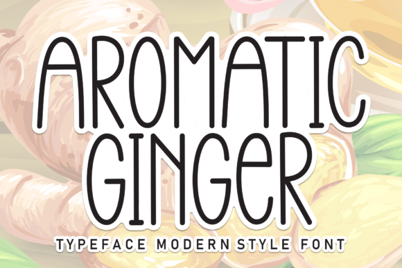 Aromatic Ginger: Elevating Design with Handwritten Elegance