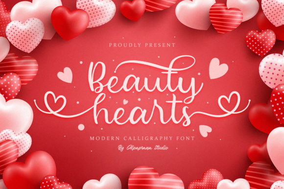 Beauty Hearts: The Versatile Handwritten Font for Modern Design