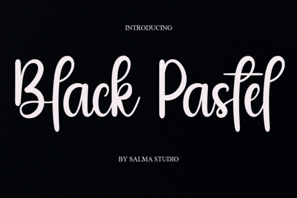 Black Pastel: Elevating Modern Design with Whimsy