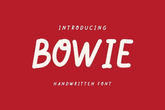 Bowie: The Playful Handwritten Font for Authentic Design