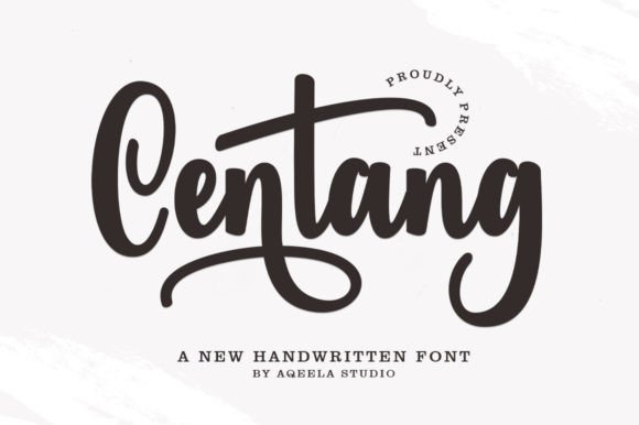 Centang: Elevating Design with a Romantic Script