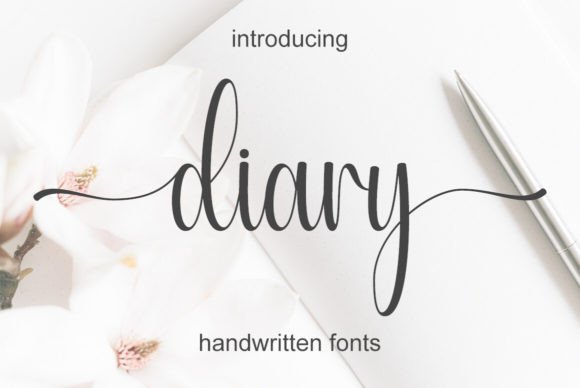 Diary: The Elegant Handwritten Font for Timeless Design