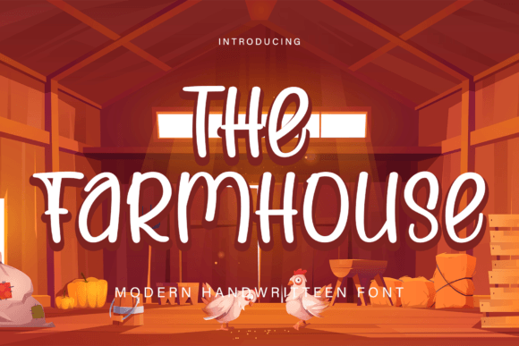 Discover The Farmhouse: A Whimsical Font for Authentic Design