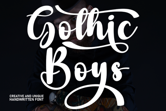 Gothic Boys: A Sweet Handwritten Font for Modern Design