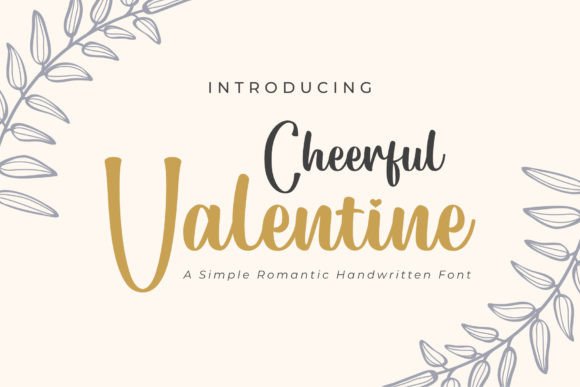 Infuse Romance: The Cheerful Valentine Font for Design