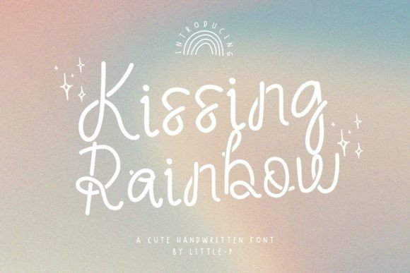 Kissing Rainbow: The Sweet Handwritten Font for Modern Design
