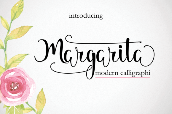 Margarita: A Handwritten Script for Elegant Design
