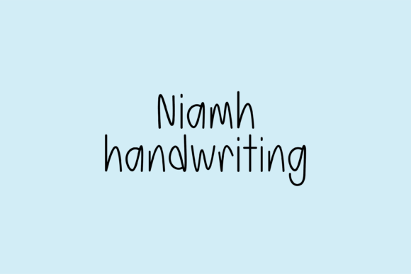 Niamh: A Handwritten Font for Whimsical Designs