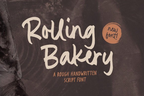 Rolling Bakery Font: A Timeless Handwritten Typeface for Designers