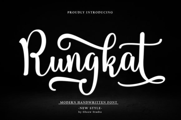 Rungkat: The Bold Handwritten Font for Modern Design