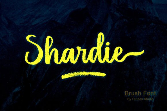 Shardie: The Handwritten Brush Script for Authentic Design