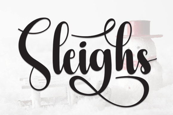 Sleighs: Adding Handwritten Charm to Modern Design