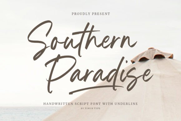 Southern Paradise: Elevating Design with Handwritten Charm