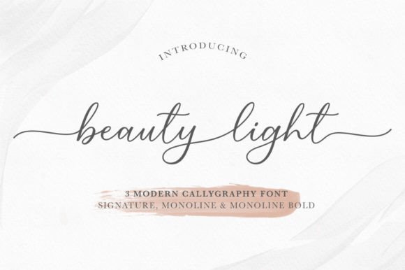 The Art of Elegant Script: Beauty Light for Modern Design