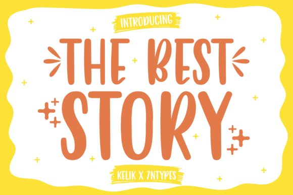 The Best Story: A Handwritten Font for Bold Design