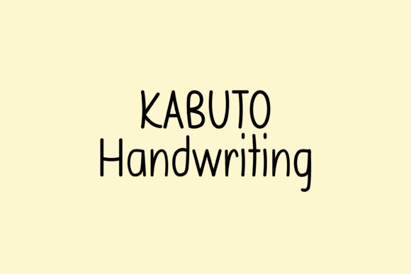The Kabuto Font: A Friendly Touch for Modern Design
