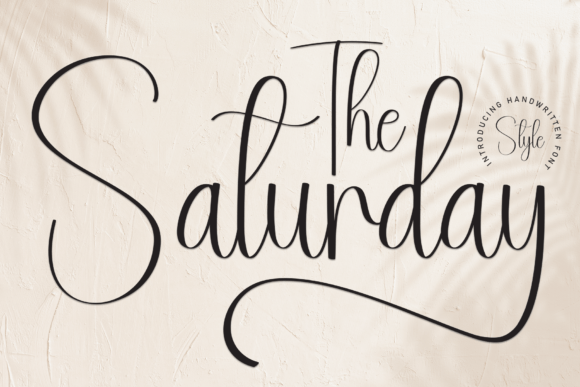 The Saturday: A Charming Handwritten Font for Creative Projects